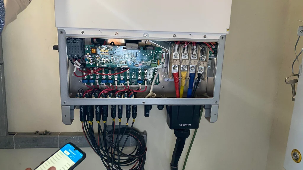 solar panels with micro inverters built in
