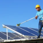 solar panel cleaning