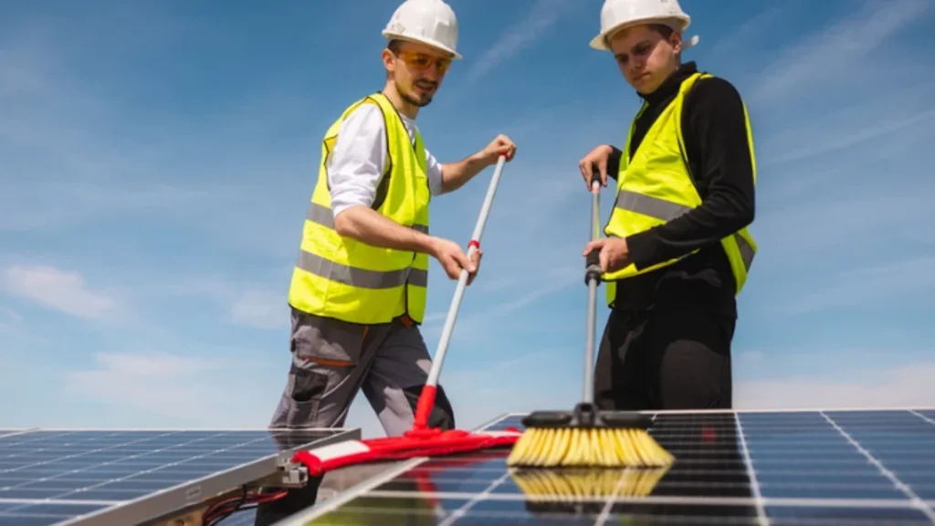 Solar Panel Cleaning Brush