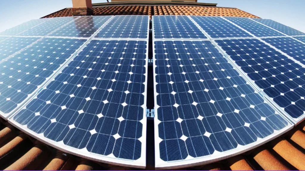 energy chain for a solar panel