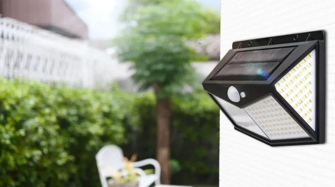 Solar motion sensor lights