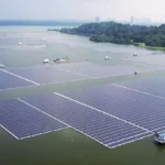 Floating solar farms